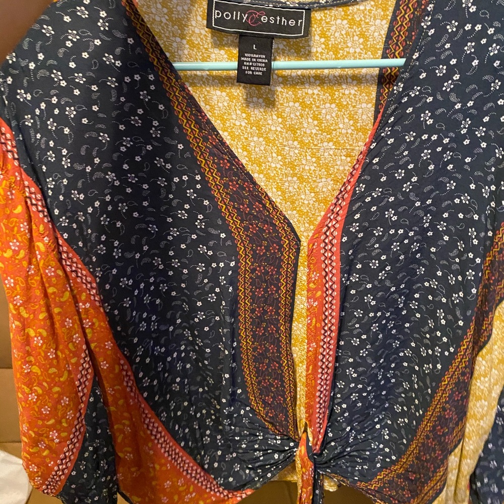 Boho crop top